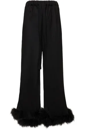 Sleeper Jersey Boudoir Pants W/ Feathers