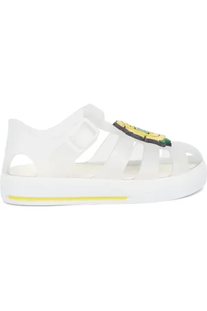 Dolce & Gabbana Logo Flower Jelly Sandals