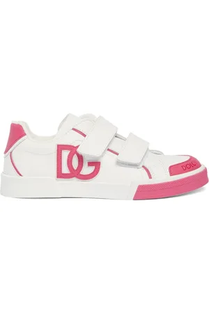 Dolce & Gabbana Leather Strap Sneakers
