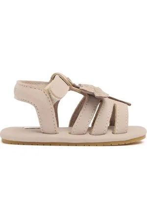 Donsje Leather Sandals W/ Dragonfly Patch