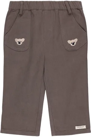 Donsje Koala Print Cotton Pants