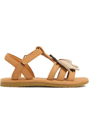 Donsje Leather Sandals W/ Bee Patch