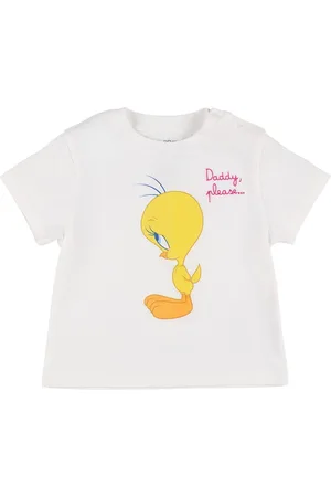 MC2 SAINT BARTH Tweety Printed Cotton Jersey T-shirt