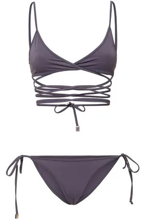 The Attico Lycra Triangle Bikini