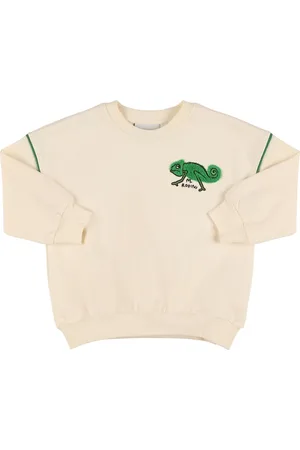 Mini Rodini Embroidered Cotton Chenille Sweatshirt