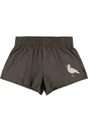 Mini Rodini Embroidered Cotton Shorts