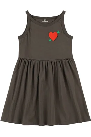 Mini Rodini Embroidered Cotton Jersey Dress