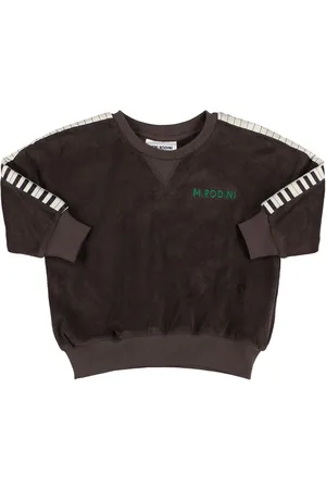 Mini Rodini Embroidered Cotton Terry Sweatshirt