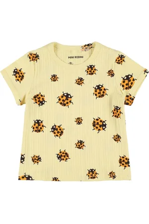 Mini Rodini Printed Cotton Blend Jersey T-shirt