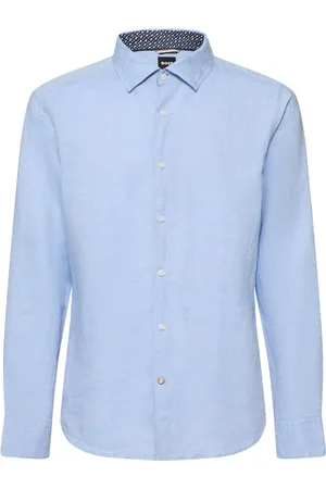HUGO BOSS Kent Linen & Cotton Shirt