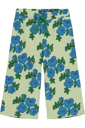 Mini Rodini Printed Cotton Blend Jersey Pants
