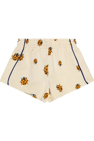 Mini Rodini Printed Cotton Terry Shorts