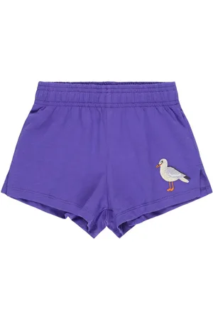 Mini Rodini Embroidered Cotton Shorts