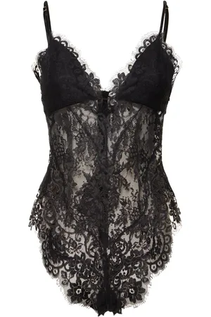 ZIMMERMANN Cotton Blend Lace Teddy Bodysuit