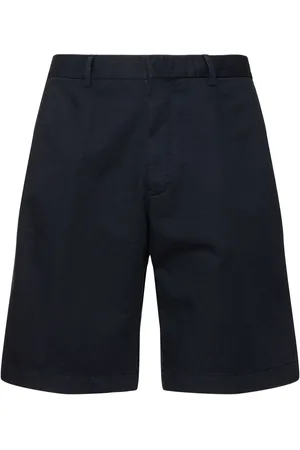 Ermenegildo Zegna Pleated Cotton & Linen Chino Shorts