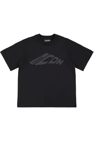 Dsquared2 Printed Cotton Jersey T-shirt