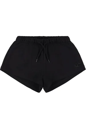 Diesel Cotton Jersey Shorts W/ Logo