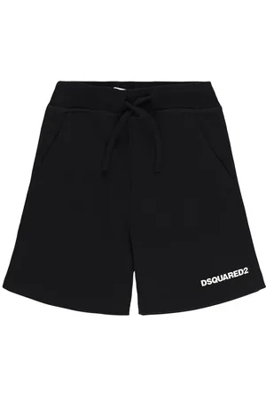 Dsquared2 Printed Cotton Sweat Shorts