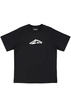 Dsquared2 Printed Cotton Jersey T-shirt