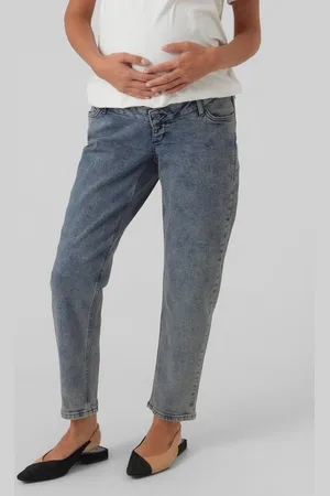 Mama;licious Regular Fit Extra Hight Waist Jeans