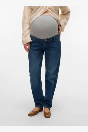 Mama;licious Regular Fit Mid Waist Jeans