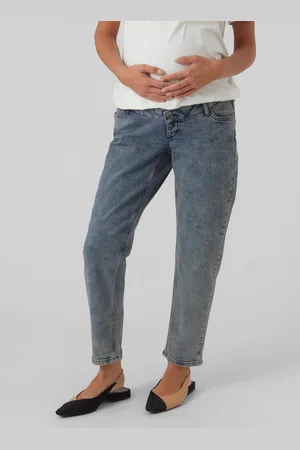 Mama;licious Regular Fit Extra Hight Waist Jeans