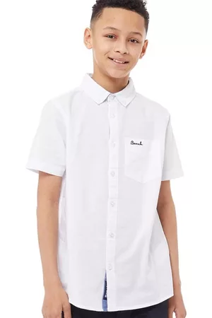 Bench Jongens Korte Mouwen Overhemden - Jongens Bowdon B Oxford Overhemden met korte mouwen