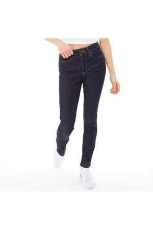 Levi's Dames High waisted - Dames 721 High Rise Skinny jeans Donker Wash