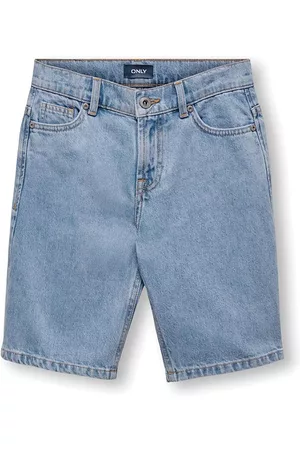 ONLY Jongens Shorts - Jongens Bavi Denim shorts Lichtblauw