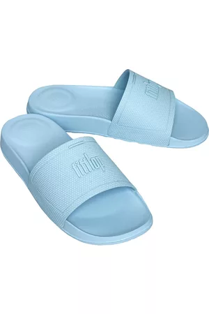 FitFlop Dames Slippers - Dames Iqushion Slippers Hemelsblauw