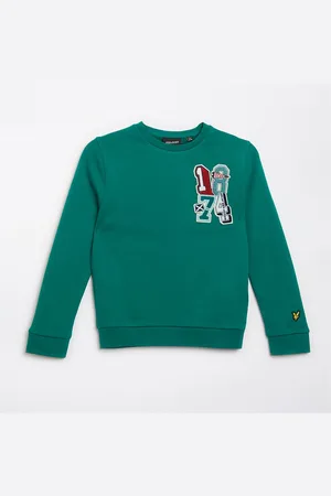 Lyle & Scott Jongens 1874 Patch Graphic Sweatshirt X154 Court