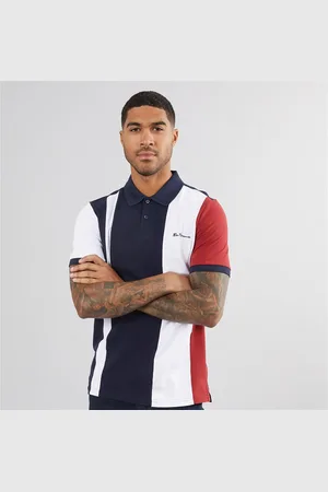 Ben Sherman Heren Block Stripe Polo