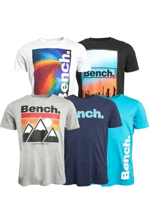 Bench T-shirts Heren Tayo Vijf-pack Gemengd