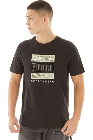 PUMA T-shirt Heren met camouflageprint
