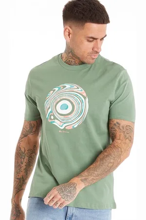 Ben Sherman Heren Trippy Target T-shirts