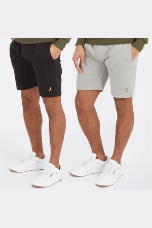 Brave Soul Herenshorts McCartney 2-pack Zwart/Grijs