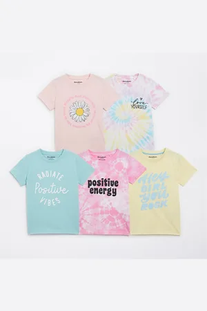 Threadgirls Meisjes Flower T-shirts