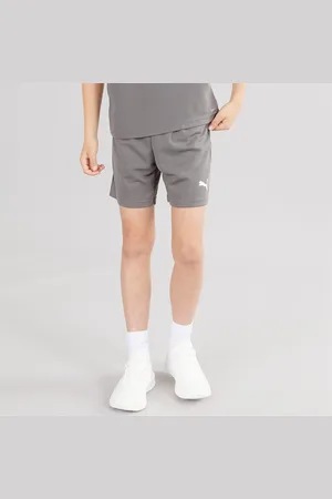 PUMA Jongens TeamRISE Training Short Smoked Pearl / White