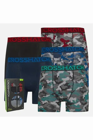 Crosshatch Heren Levex Set van 5 Boxershorts Diverse