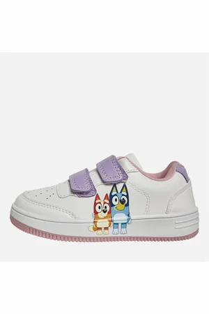 Bluey Meisjes Twin Bar PU Sneakers / Paars