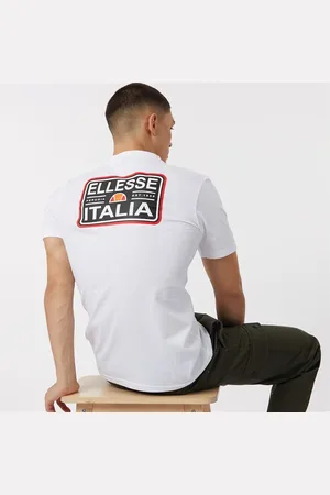 Ellesse T-shirt met Benzina Heritage ruglogo heren