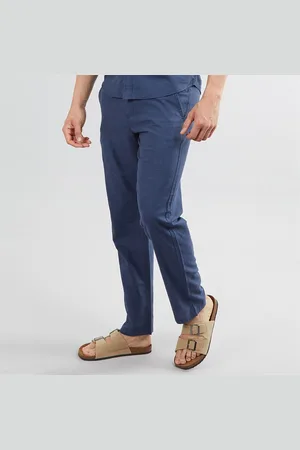 Produkt Heren Miles Linnen Broek Night Sky