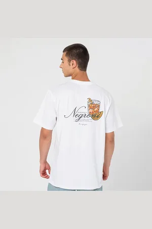 Denim Project Heren Negroni T-Shirt 130 Optic White