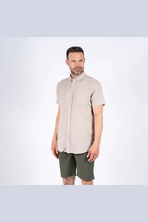 Pre End Heren Frey Shirt Korte Mouw Ultra Licht Zand
