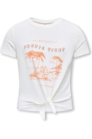 ONLY Meisjes Rita Shiny Knot T-shirts