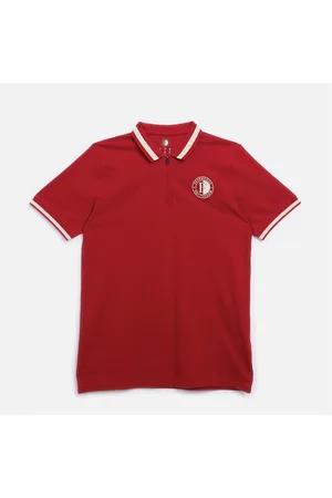 CASTORE Heren FR Feyenoord Classic Polo Savvy Red