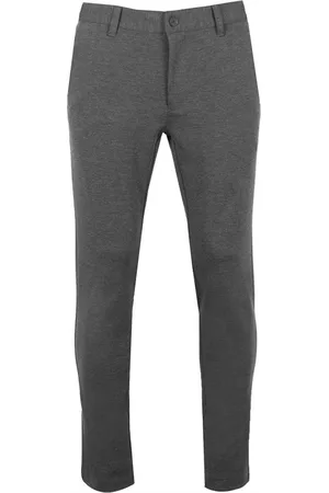INDICODE Heren Roedekro Broek Houtskool Mix