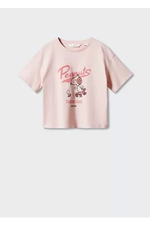 MANGO Meisjes T-shirts - Bedrukt Snoopy T-shirt