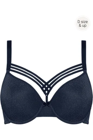 dame de paris serene blue lace push up bra - marlies dekkers lingerie