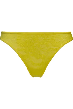 lady leafbutterfly thong | bright ochre